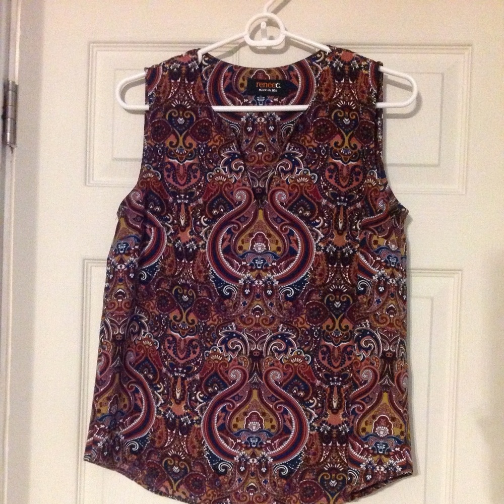 Jensine Split Neck Blouse